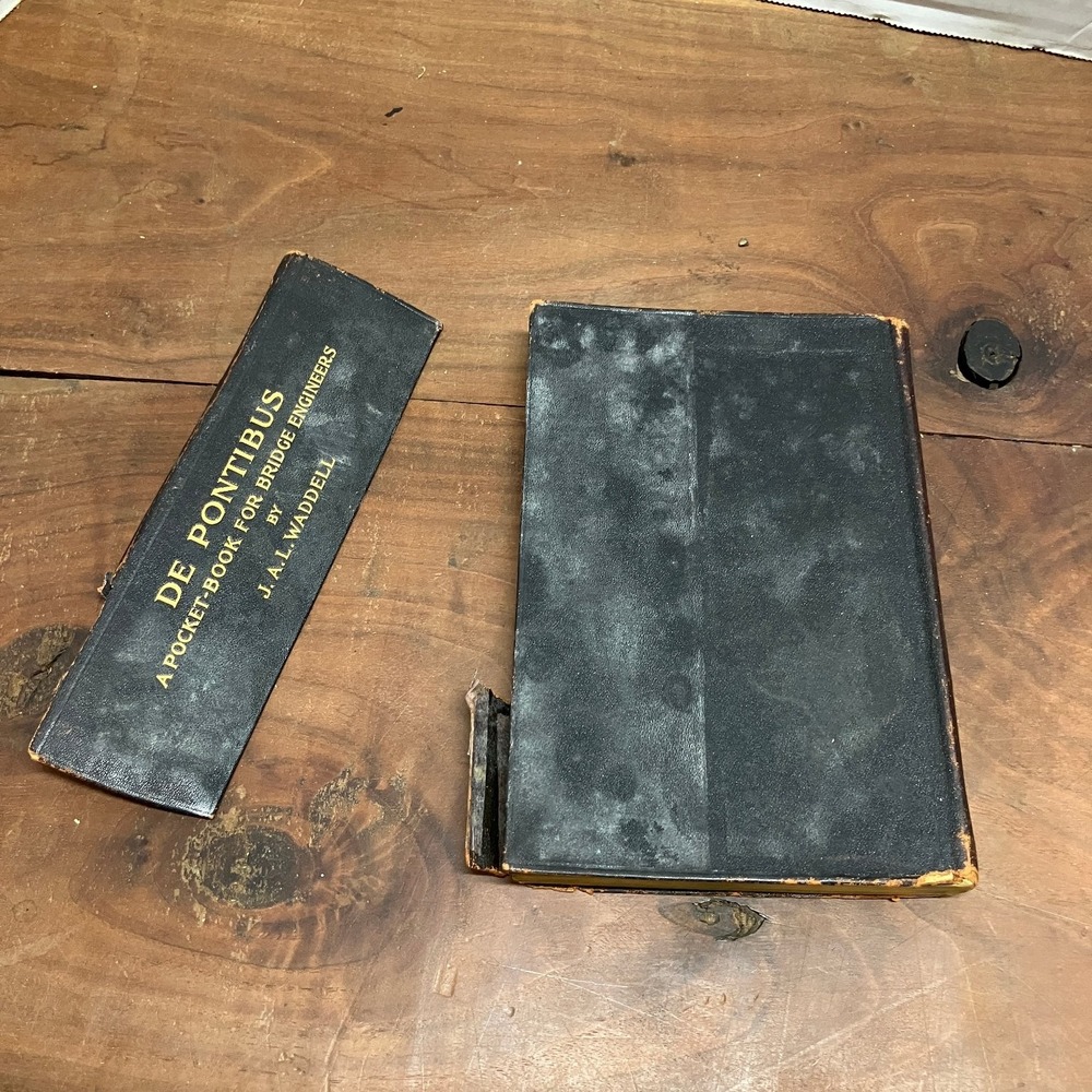 De Pontibus Waddell 1902 First Edition Bridge Engineers Civil Engineering